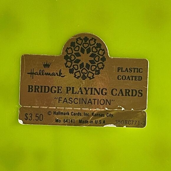 Vintage Hallmark Fascination Bridge Playing Cards Set - Picture 11 of 12